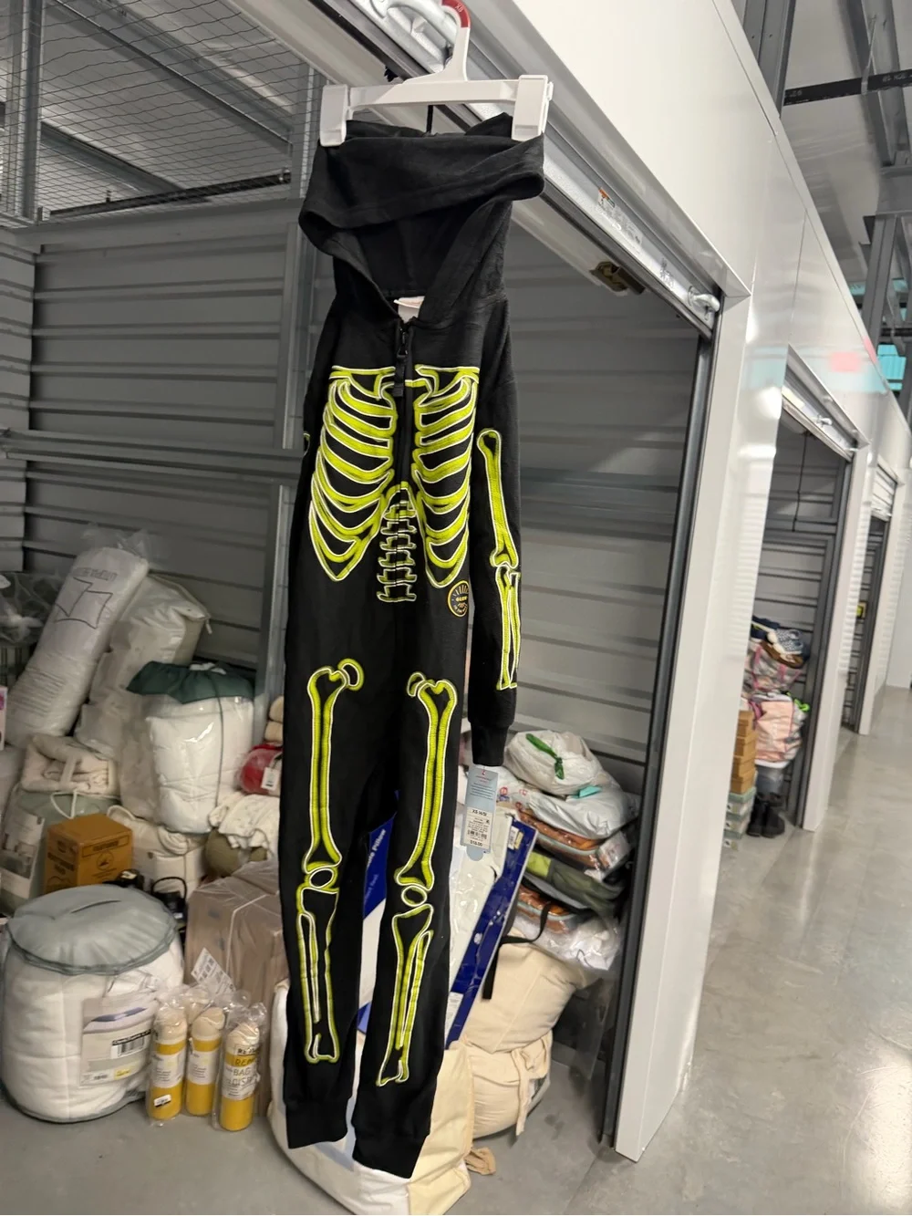 Cat and Jack extra small 4/5 skeleton Halloween costume one piece new with tags
